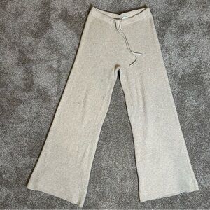 Aerie Cream Knit Pants